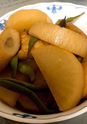 簡単家庭料理✨大根とごぼう天の煮物-レシピのメイン写真