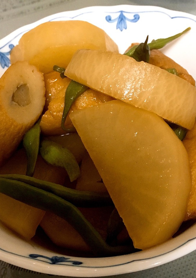 簡単家庭料理✨大根とごぼう天の煮物-レシピのメイン写真