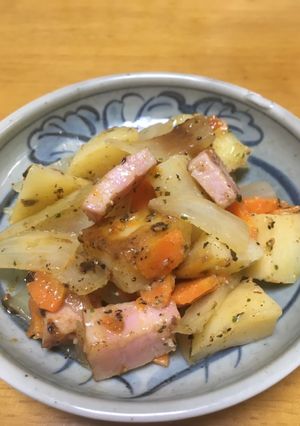 レンチンで”ほくほく”ジャーマンポテト-レシピのメイン写真