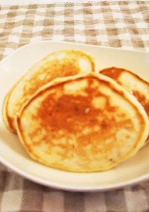 幼児のおやつ☆ふっくらバナナパンケーキ♪-レシピのメイン写真