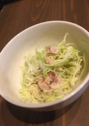 鮭の中骨サラダ-レシピのメイン写真