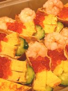 簡単♪豪華デコレーションいなり寿司-レシピのメイン写真