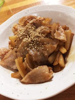 大根と豚バラのタレ炒め☆-レシピのメイン写真