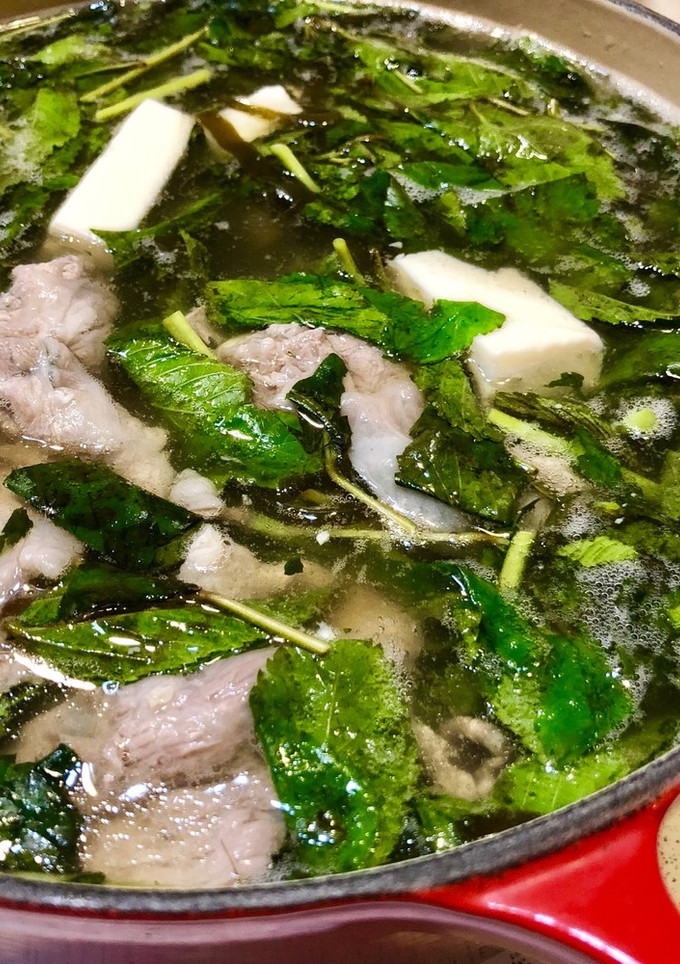 モロヘイヤの常夜鍋風スープ〜無添加-レシピのメイン写真
