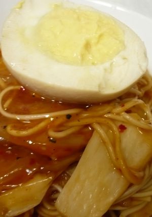 フライパンだけでぽっかぽかキムチ麺-レシピのメイン写真