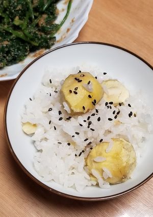 簡単シンプルな栗ご飯-レシピのメイン写真