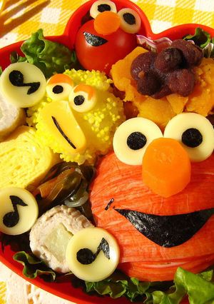 ミニエルモ(キャラ弁)-レシピのメイン写真