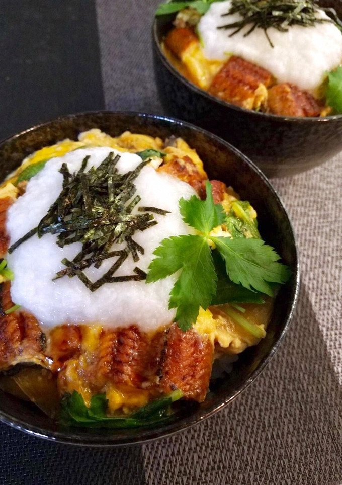 【鰻の卵とじ】うな玉丼のとろろかけ-レシピのメイン写真