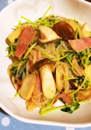 ダイエット！しらたきで和風パスタもどき-レシピのメイン写真