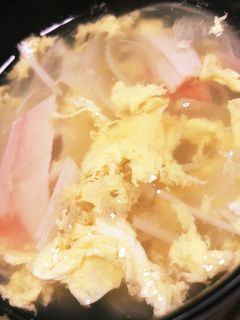 カニカマで♡たまごスープ-レシピのメイン写真