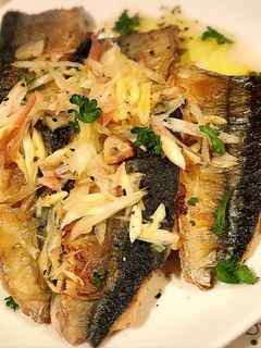 焼き鰯のマリネonみょうが-レシピのメイン写真