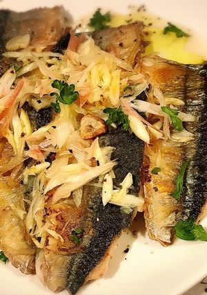 焼き鰯のマリネonみょうが-レシピのメイン写真