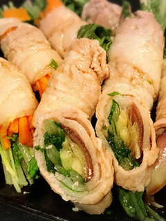 豚バラの野菜肉巻きしゃぶ★みょうが◎-レシピのメイン写真