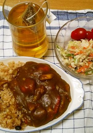 玄米 チキン米粉カレー-レシピのメイン写真