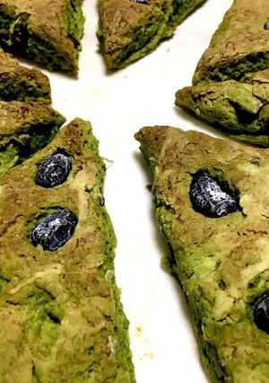 甘栗甘納豆トッピング☆抹茶スコーン-レシピのメイン写真
