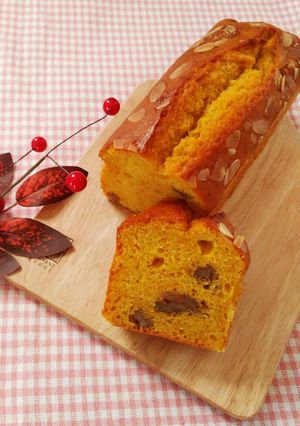 かぼちゃと胡桃のパウンドケーキ-レシピのメイン写真