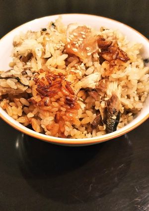 余ったサンマDE炊き込みご飯♪-レシピのメイン写真