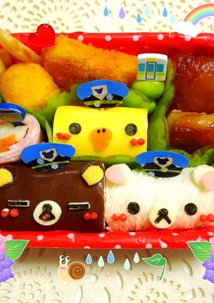 リラックマ ロールサンド キャラ弁-レシピのメイン写真