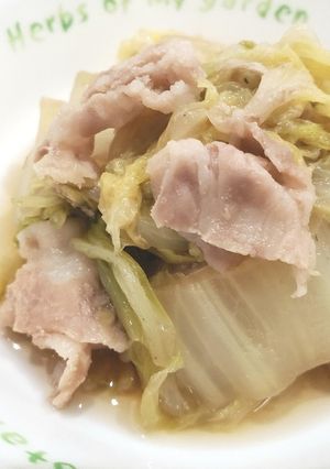 ホットクック♥豚バラ白菜♪-レシピのメイン写真