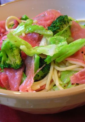 春キャベツと生ハムのパスタ-レシピのメイン写真