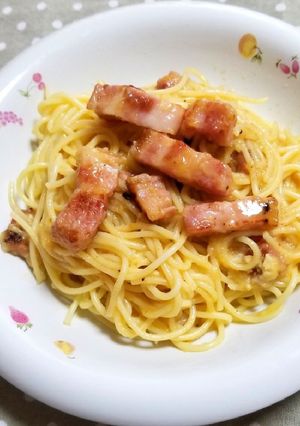 厚切りベーコンのカルボナーラ-レシピのメイン写真