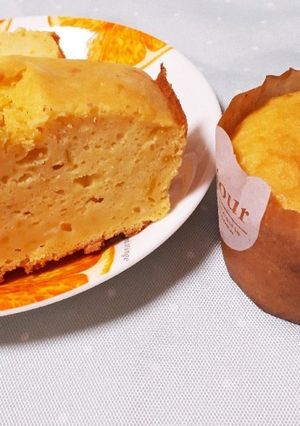 混ぜるだけ！しっとりカボチャケーキ-レシピのメイン写真