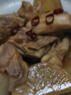 鳥と大根の甘辛煮-レシピのメイン写真