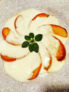 焼きりんごのヨーグルト蜂蜜かけ-レシピのメイン写真