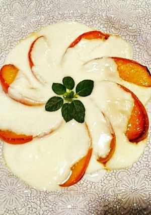 焼きりんごのヨーグルト蜂蜜かけ-レシピのメイン写真