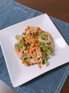 豚肉とピーマンのごま味噌マヨ炒め-レシピのメイン写真