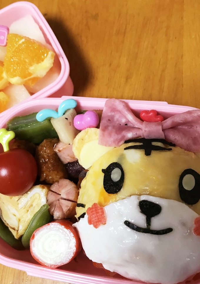 簡単！しまじろう はなちゃんキャラ弁♡-レシピのメイン写真