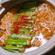 豚肉deモツ鍋風