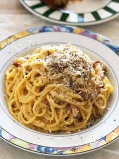 生クリームなしのカルボナーラ-レシピのメイン写真