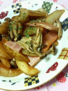 ✿冷凍ポテトとしめじの❀焼肉のタレ✿炒め-レシピのメイン写真