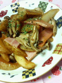 ✿冷凍ポテトとしめじの❀焼肉のタレ✿炒め-レシピのメイン写真