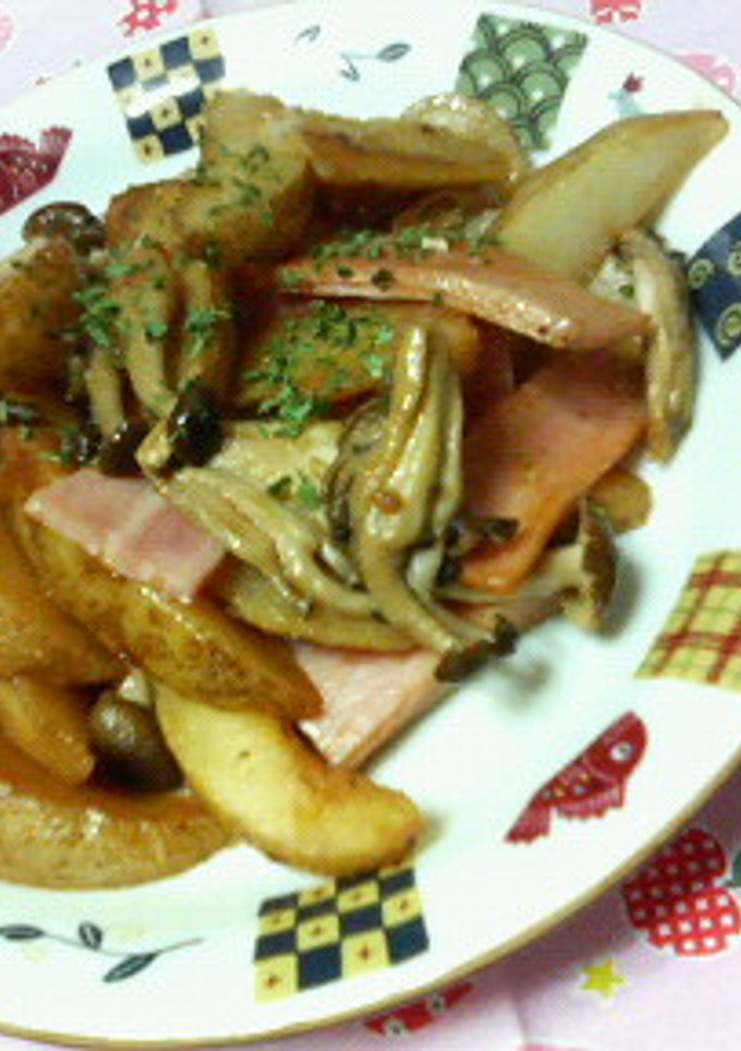 ✿冷凍ポテトとしめじの❀焼肉のタレ✿炒め-レシピのメイン写真