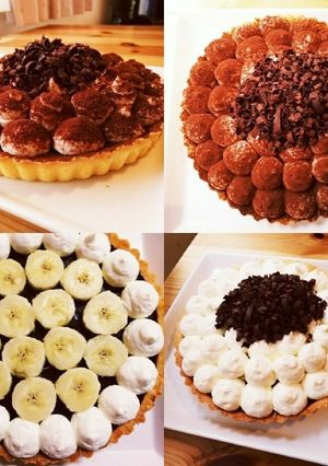 生チョコバナナタルト✳️クリチ生クリーム-レシピのメイン写真