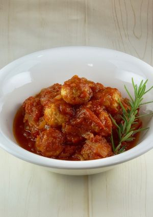 万能トマトソース煮(ミートボール)-レシピのメイン写真