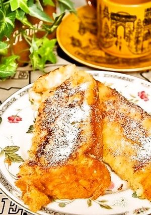 レンジで時短！至福のフレンチトースト-レシピのメイン写真