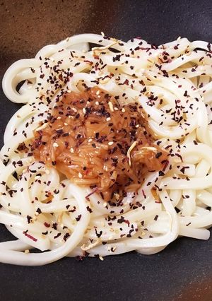 簡単!なめたけうどん-レシピのメイン写真