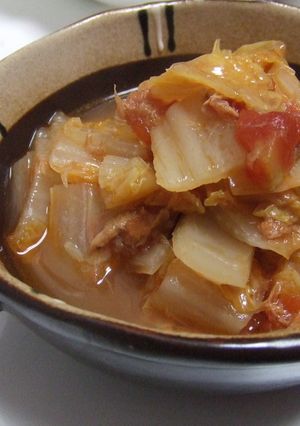 ♥白菜のトマト缶煮♥-レシピのメイン写真