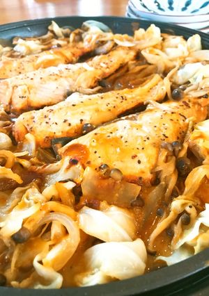 家庭の味＊鮭のちゃんちゃん焼き-レシピのメイン写真