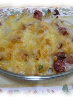 ブロッコリーとカリフラワーのグラタン-レシピのメイン写真