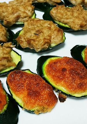 ズッキーニの明太マヨ☆ツナマヨ焼き-レシピのメイン写真