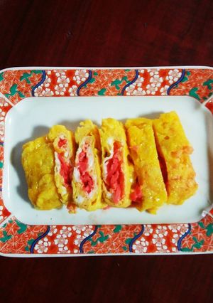 お弁当に！紅生姜の卵焼き-レシピのメイン写真