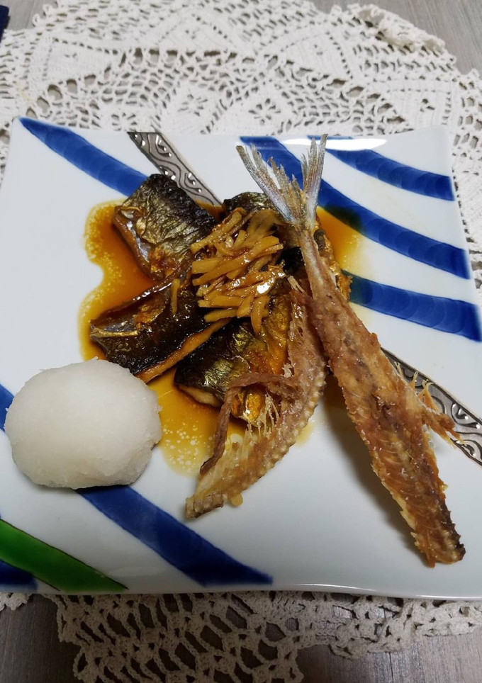 手開きで秋刀魚のかば焼き　-レシピのメイン写真