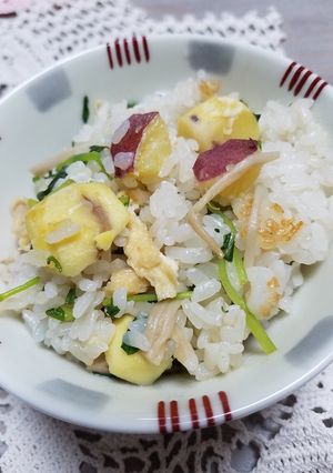 秋の炊き込みご飯です-レシピのメイン写真