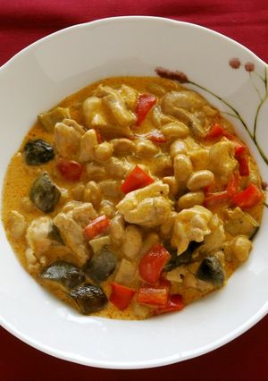 大豆のパプリカクリーム煮-レシピのメイン写真