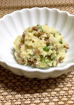 コク旨♪納豆入りポテサラ-レシピのメイン写真