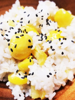もち麦入り 栗ごはん-レシピのメイン写真